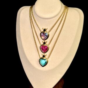 Princess Academy Crown Heart Necklace