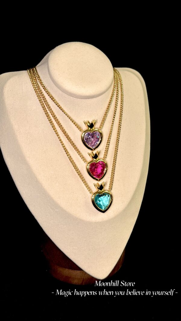 Princess Academy Crown Heart Necklace - Image 5