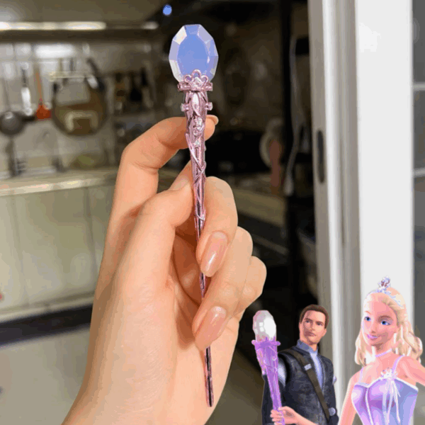 Barbie Magic of Pegasus Light Wand Hair Stick - Image 2