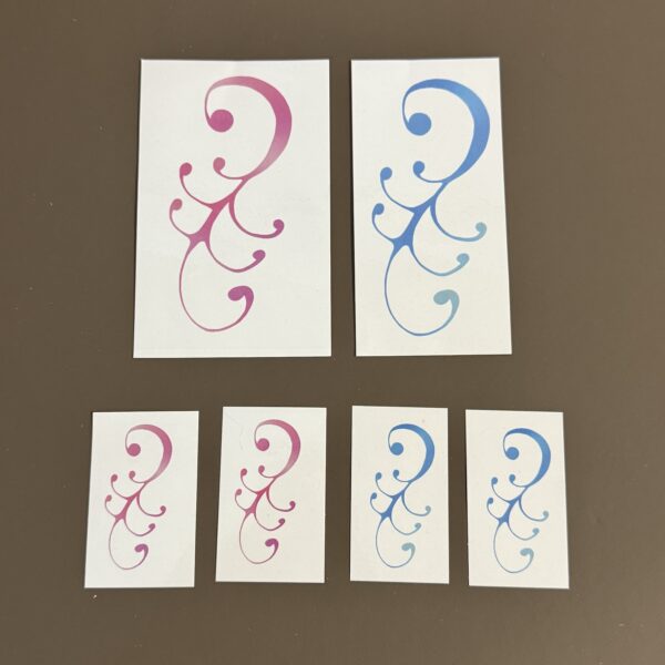 Crest of Courage Temporary Tattoos – Fantasy Sticker Set - Image 2