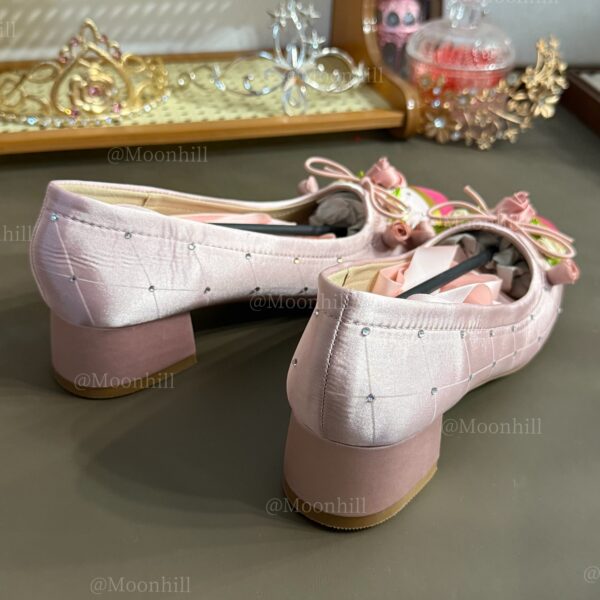 Ballet Shoes without Gold Edging – Handmade Custom Design (Flat / High Heel) - Image 8
