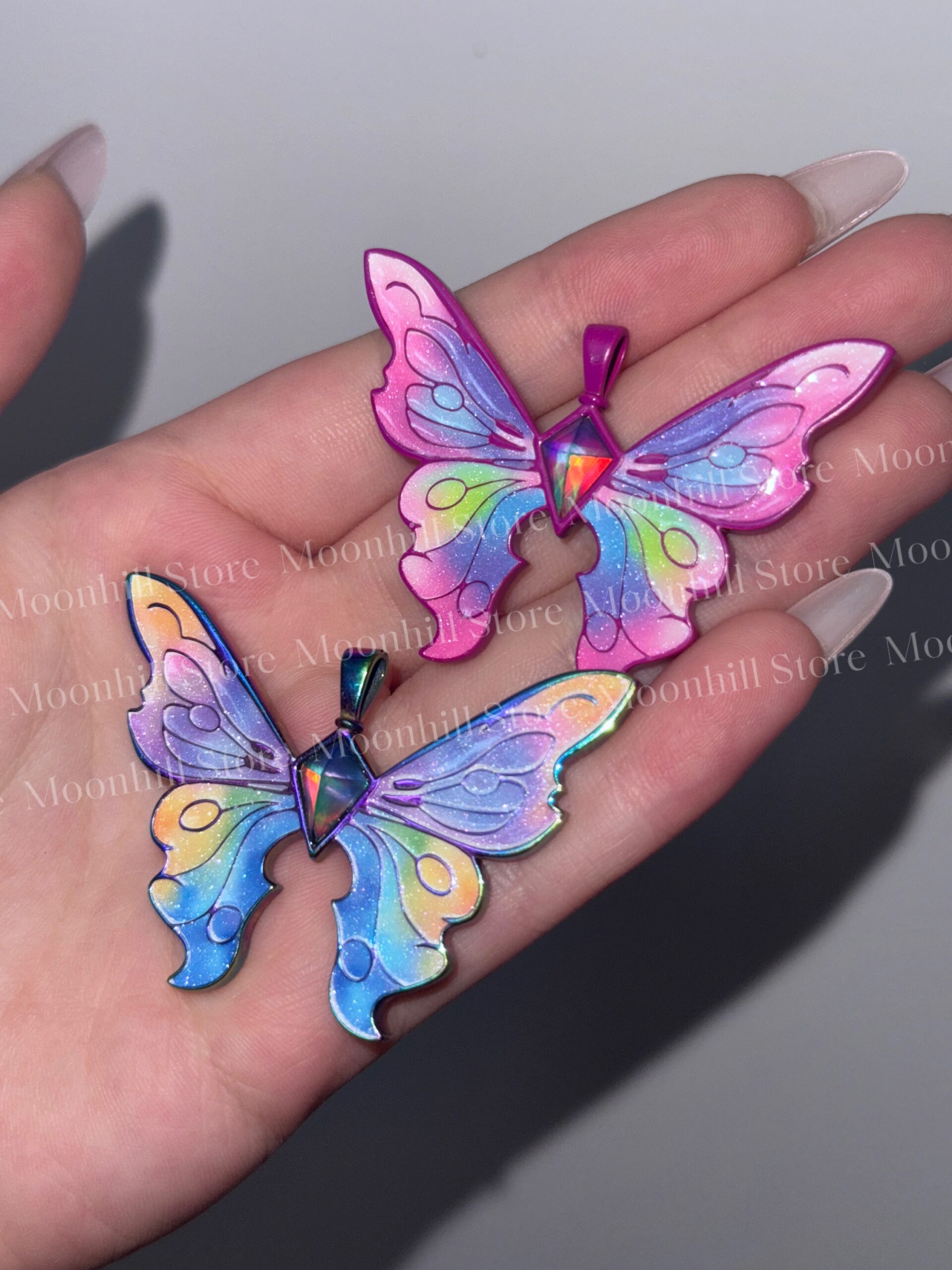 Barbie Fairytopia Elina Rainbow Butterfly Necklace - Image 5