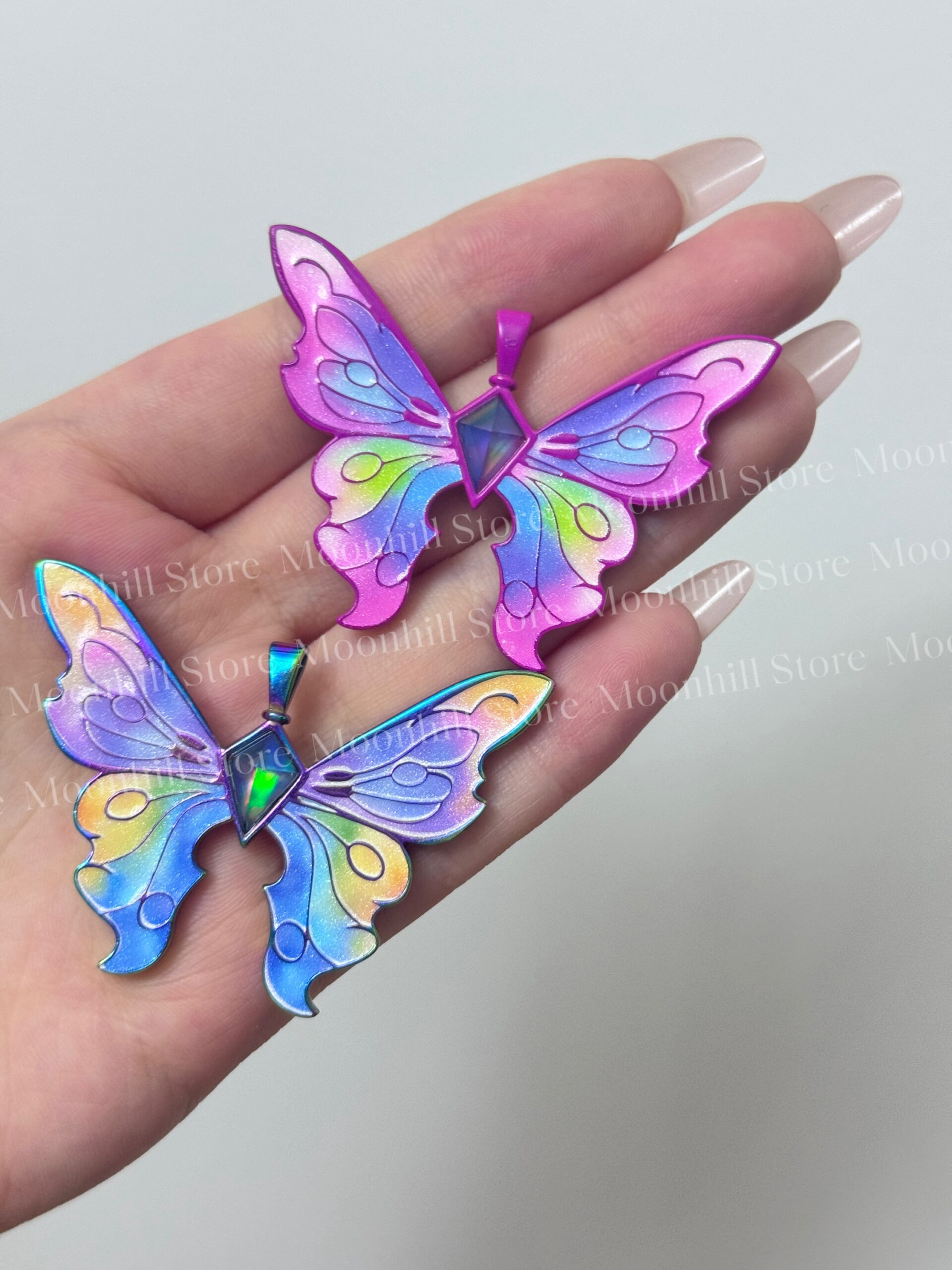 Barbie Fairytopia Elina Rainbow Butterfly Necklace - Image 7