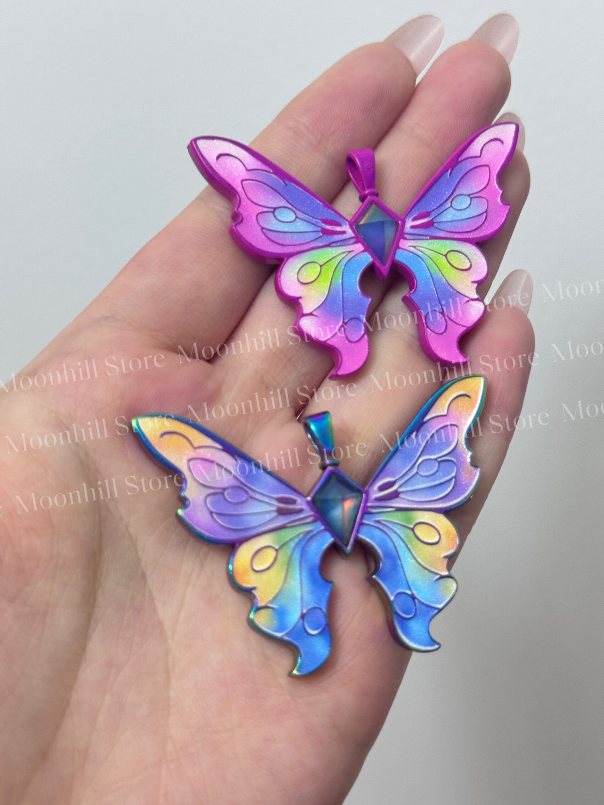 Barbie Fairytopia Elina Rainbow Butterfly Necklace - Image 6