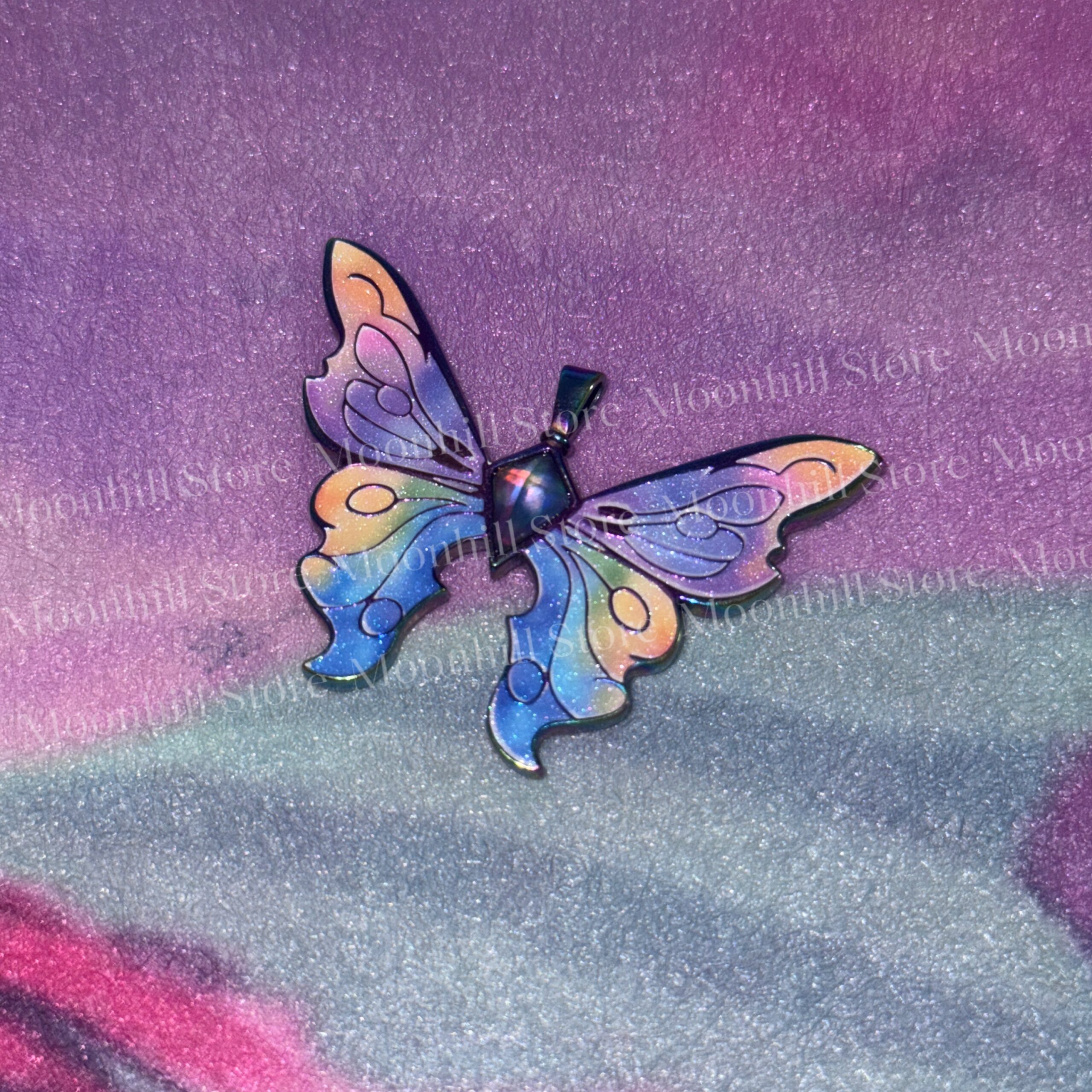 Barbie Fairytopia Elina Rainbow Butterfly Necklace - Image 12