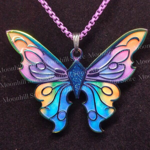 Barbie Fairytopia Elina Rainbow Butterfly Necklace - Image 16