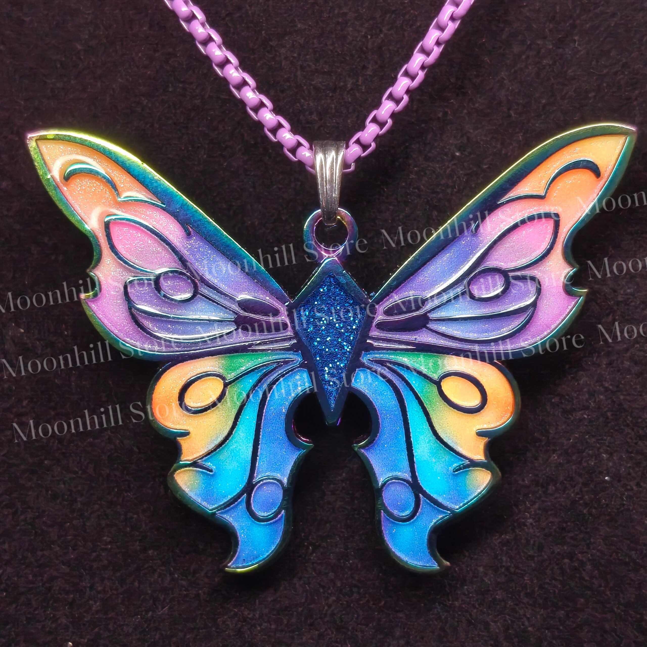 Barbie Fairytopia Elina Rainbow Butterfly Necklace - Image 16