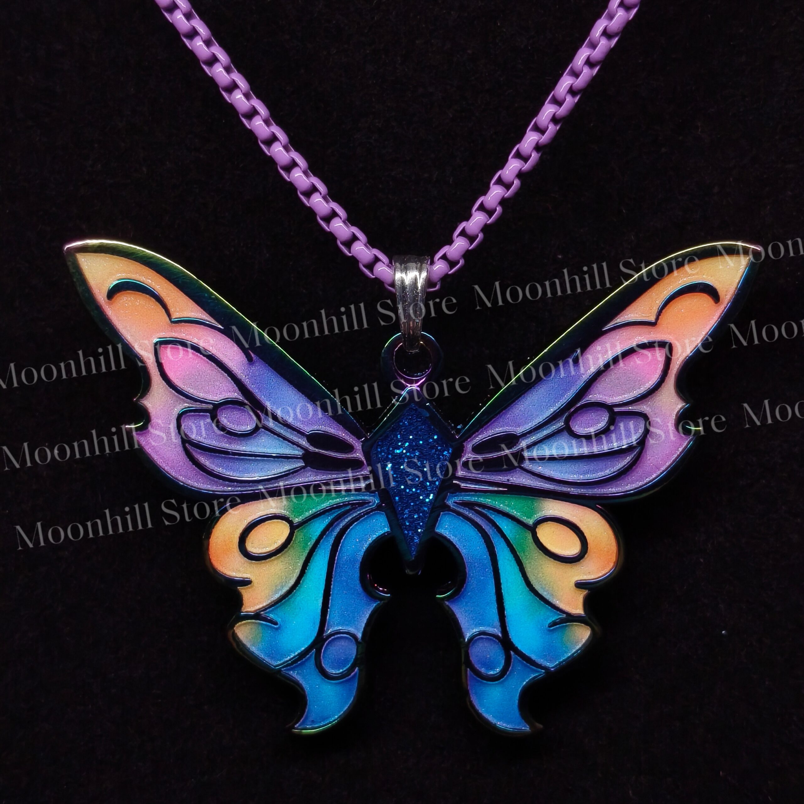 Barbie Fairytopia Elina Rainbow Butterfly Necklace - Image 19