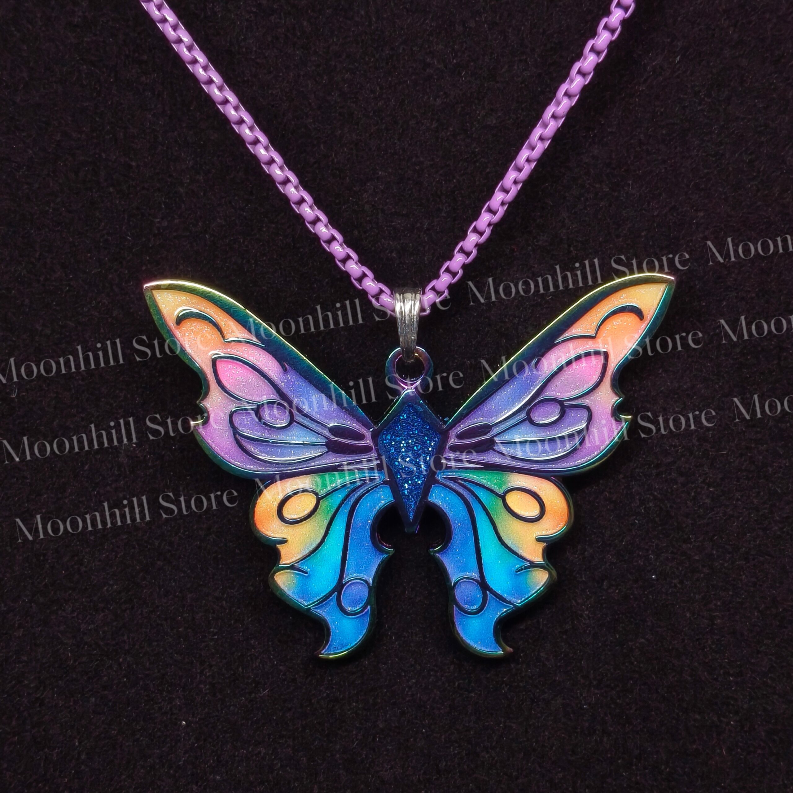 Barbie Fairytopia Elina Rainbow Butterfly Necklace - Image 18